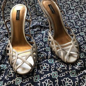 Dolce & Gabbana Silver Heels Size 39.5